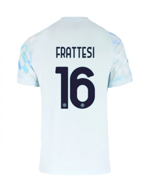 Inter Milan Davide Frattesi #16 Replika Borta Kläder 2025-26 Kortärmad Inter Milan Davide Frattesi #16 Replika Borta Kläder 2025-26 Kortärmad